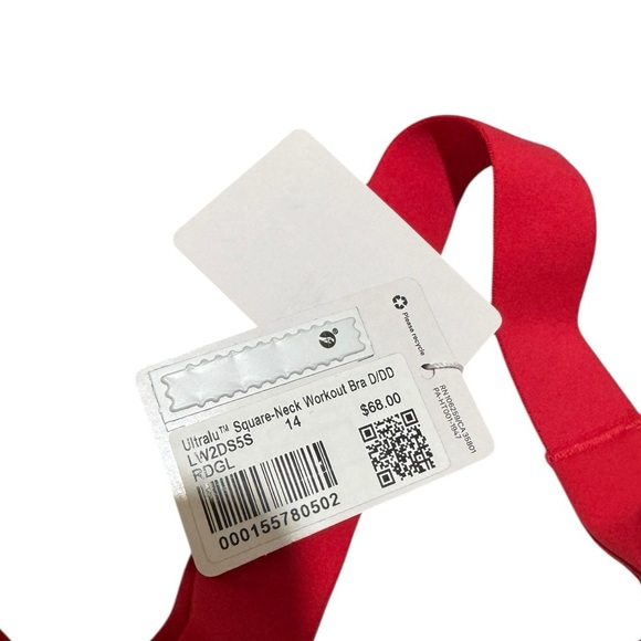 LULULEMON | Ultralu Square-Neck Workout Bra *Medium Support, D/DD Cup
Red Glow - Picture 7 of 8